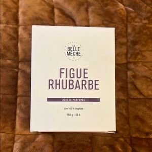 La Belle Figue Rhubarbe Scented Candle - White
